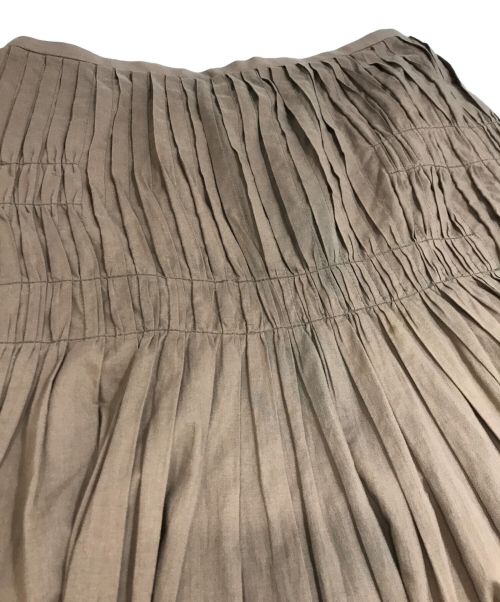 ISSEY MIYAKE FETE（イッセイミヤケフェット）ISSEY MIYAKE FETE (イッセイミヤケフェット) スカート ブラウン サイズ:02の古着・服飾アイテム