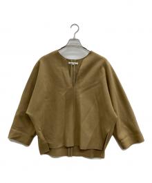 R'IAM-Plage（リアムプラージュ）の古着「シルエットブラウス」｜オリーブ