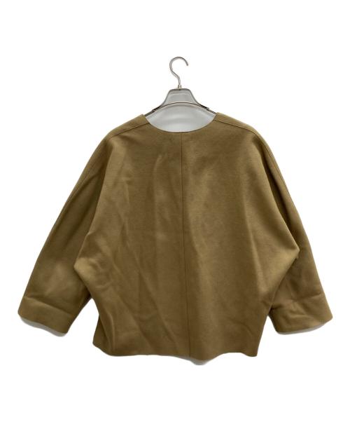 R'IAM-Plage（リアムプラージュ）R'IAM-PLAGE (リアムプラージュ) シルエットブラウス オリーブ サイズ:36の古着・服飾アイテム