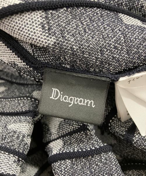 Diagram（ダイアグラム）Diagram (ダイアグラム) ノースリーブニットワンピース ブラック サイズ:36の古着・服飾アイテム