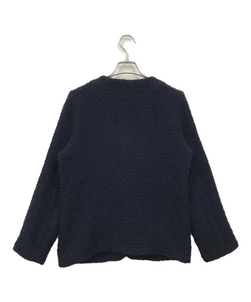 john branigan（ジョンブラニガン）john branigan (ジョンブラニガン) 金ボタンニットジャケット ネイビー サイズ:表記なしの古着・服飾アイテム