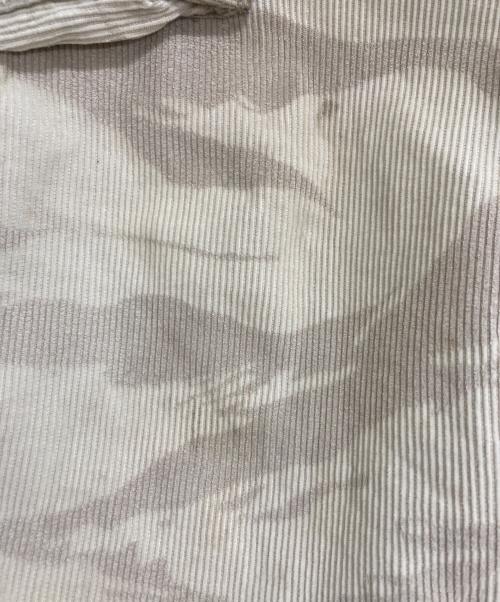 stussy（ステューシー）stussy (ステューシー) カモ柄コーデュロイワイドパンツ ベージュ サイズ:30の古着・服飾アイテム