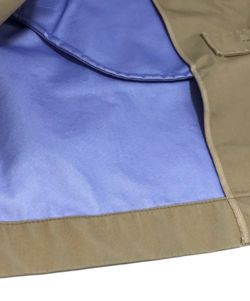 nanamica（ナナミカ）nanamica (ナナミカ) GORE-TEX ステンカラーコート ベージュ サイズ:Sの古着・服飾アイテム