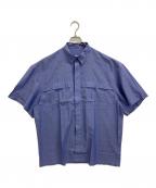 E.TAUTZイートーツ）の古着「半袖シャツ」｜ブルー