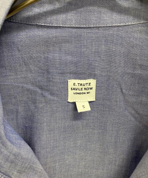 E.TAUTZ（イートーツ）E.TAUTZ (イートーツ) 半袖シャツ ブルー サイズ:Ｓの古着・服飾アイテム