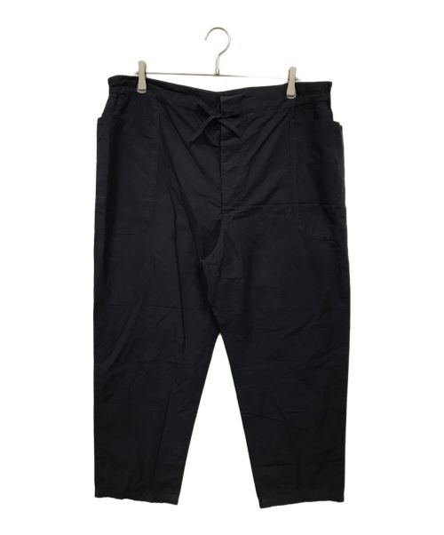 COMOLI（コモリ）COMOLI (コモリ) ドロストタイプライターワイドパンツ ネイビー サイズ:3の古着・服飾アイテム