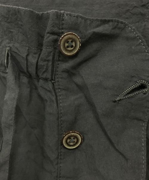 COMOLI（コモリ）COMOLI (コモリ) ドロストタイプライターワイドパンツ ネイビー サイズ:3の古着・服飾アイテム