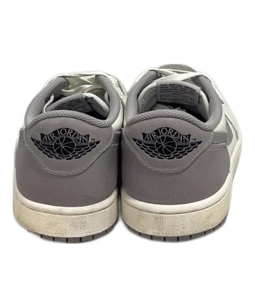 NIKE（ナイキ）NIKE (ナイキ) AIR JORDAN 1 LOW OG ホワイト×グレー サイズ:26.5の古着・服飾アイテム