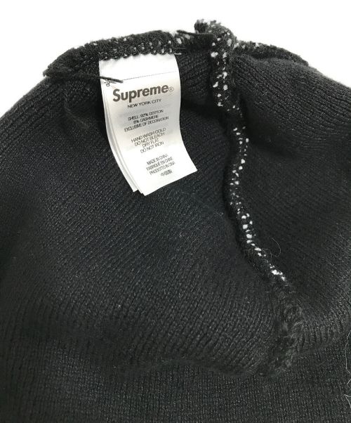 SUPREME（シュプリーム）SUPREME (シュプリーム) ニット帽 ブラック サイズ:記載なしの古着・服飾アイテム