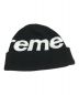 SUPREME (シュプリーム) ニット帽 ブラック サイズ:記載なし：6000円