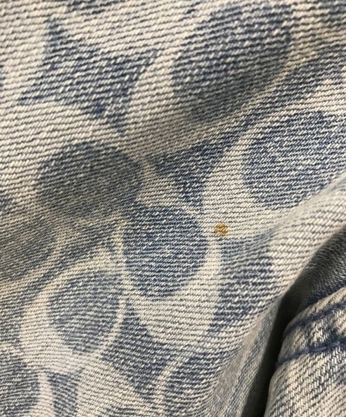 COACH（コーチ）COACH (コーチ) デニムジャケット ブルー サイズ:Lの古着・服飾アイテム