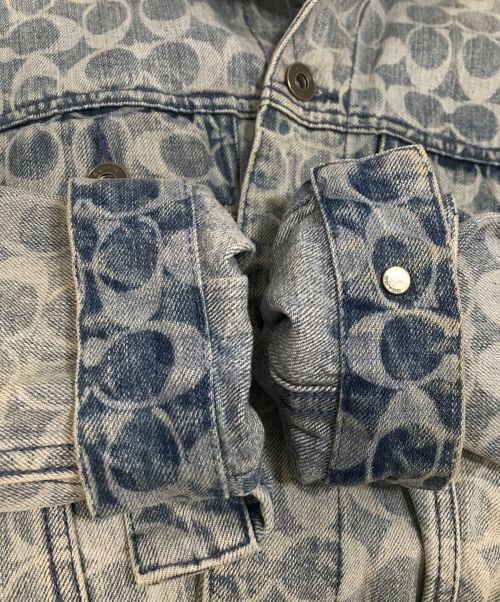 COACH（コーチ）COACH (コーチ) デニムジャケット ブルー サイズ:Lの古着・服飾アイテム