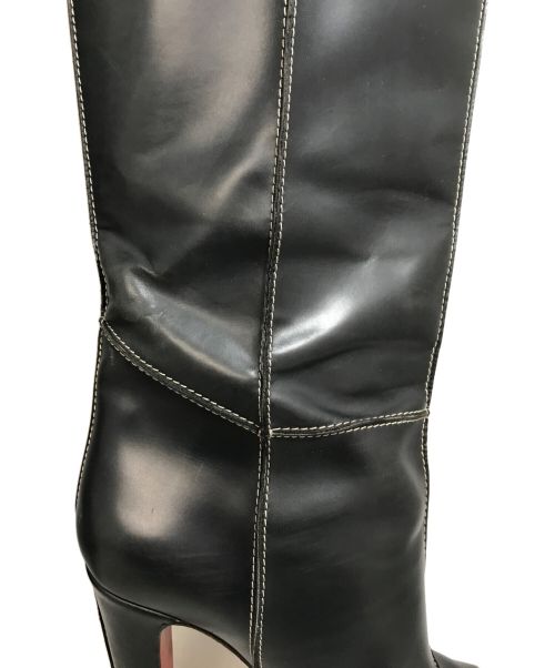 Christian Louboutin（クリスチャン・ルブタン）Christian Louboutin (クリスチャン・ルブタン) ロングブーツ ブラック サイズ:37の古着・服飾アイテム