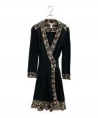 DIANE VON FURSTENBERGダイアンフォンファステンバーグ）の古着「シルク混ワンピース」｜ブラック