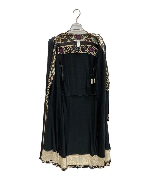 DIANE VON FURSTENBERG（ダイアンフォンファステンバーグ）DIANE VON FURSTENBERG (ダイアンフォンファステンバーグ) シルク混ワンピース ブラック サイズ:6の古着・服飾アイテム