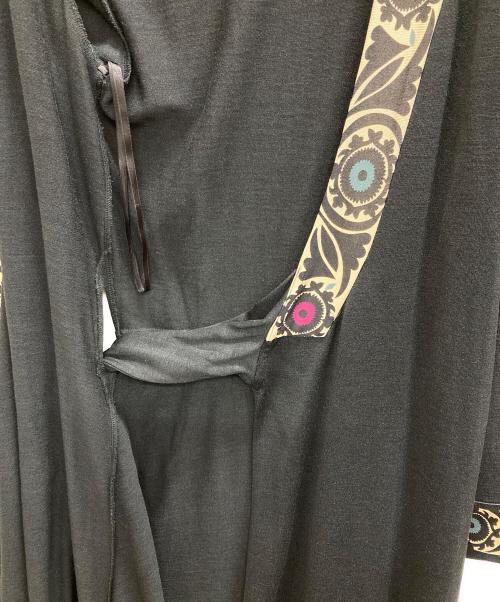 DIANE VON FURSTENBERG（ダイアンフォンファステンバーグ）DIANE VON FURSTENBERG (ダイアンフォンファステンバーグ) シルク混ワンピース ブラック サイズ:6の古着・服飾アイテム