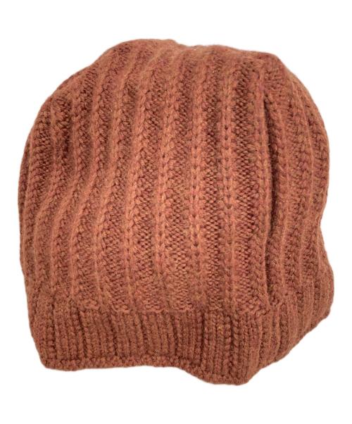 Y's（ワイズ）Y's (ワイズ) ニット帽 ブラウンの古着・服飾アイテム