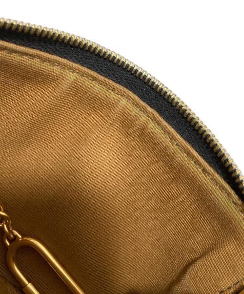 CELINE（セリーヌ）CELINE (セリーヌ) トリオンフコンパクトジップコインケース ブラウン×ブラックの古着・服飾アイテム