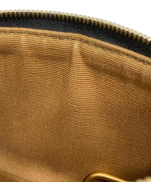 CELINE（セリーヌ）CELINE (セリーヌ) トリオンフコンパクトジップコインケース ブラウン×ブラックの古着・服飾アイテム