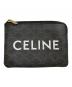 CELINE（セリーヌ）の古着「トリオンフコンパクトジップコインケース」｜ブラウン×ブラック