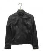 ANAYIアナイ）の古着「レザージャケット」｜ブラック