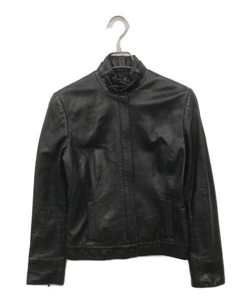 ANAYI（アナイ）ANAYI (アナイ) レザージャケット ブラック サイズ:36の古着・服飾アイテム