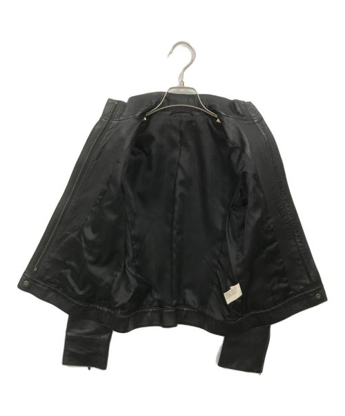 ANAYI（アナイ）ANAYI (アナイ) レザージャケット ブラック サイズ:36の古着・服飾アイテム