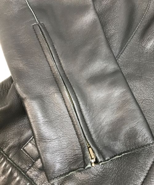 ANAYI（アナイ）ANAYI (アナイ) レザージャケット ブラック サイズ:36の古着・服飾アイテム