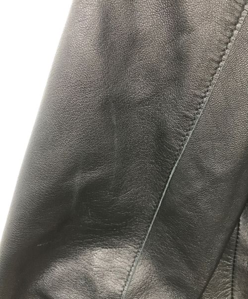 ANAYI（アナイ）ANAYI (アナイ) レザージャケット ブラック サイズ:36の古着・服飾アイテム