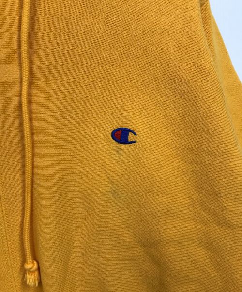 Champion（チャンピオン）Champion (チャンピオン) N.HOOLYWOOD (エヌ ハリウッド) 再構築パーカー イエロー サイズ:XLの古着・服飾アイテム