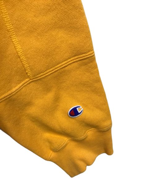 Champion（チャンピオン）Champion (チャンピオン) N.HOOLYWOOD (エヌ ハリウッド) 再構築パーカー イエロー サイズ:XLの古着・服飾アイテム