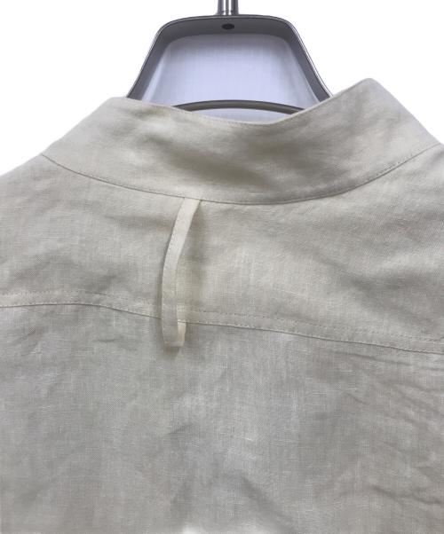 LOEWE（ロエベ）LOEWE (ロエベ) リネンアシンメトリーシャツ アイボリー サイズ:Mの古着・服飾アイテム