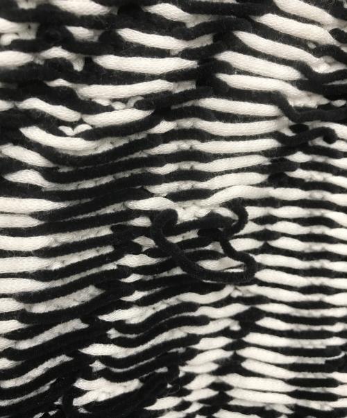 LOEWE（ロエベ）LOEWE (ロエベ) ニットベスト ホワイト×ブラック サイズ:Mの古着・服飾アイテム