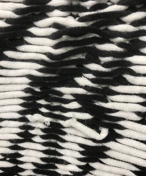 LOEWE（ロエベ）LOEWE (ロエベ) ニットベスト ホワイト×ブラック サイズ:Mの古着・服飾アイテム