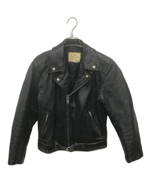 Taylors Leatherwear（テイラーズレザーウェア）Taylors Leatherwear (テイラーズレザーウェア) レザーライダースジャケット ブラック サイズ:34の古着・服飾アイテム