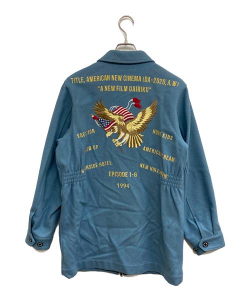 DAIRIKU（ダイリク）DAIRIKU (ダイリク) ウールスーベニアジャケット ブルー サイズ:-の古着・服飾アイテム