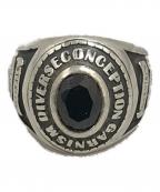 GARNIガルニ）の古着「ジルコニアカレッジリング」