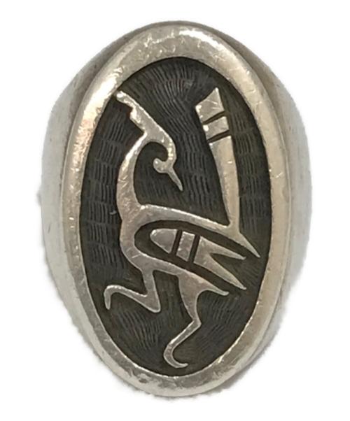 ホピ族（ホピゾク）ホピ族 (ホピゾク) デザインリング サイズ:14号の古着・服飾アイテム