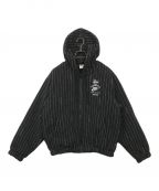 NIKE×stussyナイキ×ステューシー）の古着「Striped Wool Jacket」｜ブラック