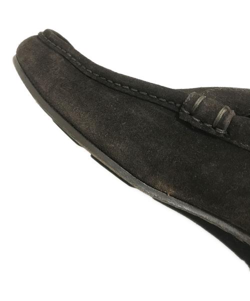 GUCCI（グッチ）GUCCI (グッチ) スウェードドライビングシューズ ブラウン サイズ:41 1/2の古着・服飾アイテム