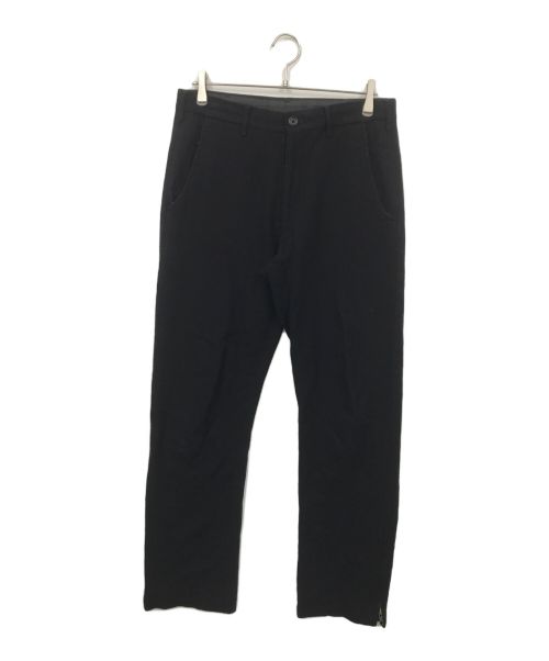 Yohji Yamamoto pour homme（ヨウジヤマモト プールオム）Yohji Yamamoto pour homme (ヨウジヤマモト プールオム) 裾ジップウールパンツ ネイビー サイズ:3の古着・服飾アイテム