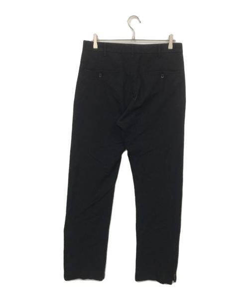 Yohji Yamamoto pour homme（ヨウジヤマモト プールオム）Yohji Yamamoto pour homme (ヨウジヤマモト プールオム) 裾ジップウールパンツ ネイビー サイズ:3の古着・服飾アイテム