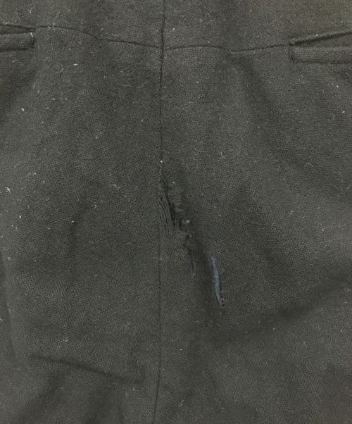 Yohji Yamamoto pour homme（ヨウジヤマモト プールオム）Yohji Yamamoto pour homme (ヨウジヤマモト プールオム) 裾ジップウールパンツ ネイビー サイズ:3の古着・服飾アイテム