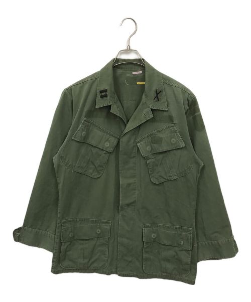 US ARMY（ユーエスアーミー）US ARMY (ユーエスアーミー) 5thタイプジャングルファティーグジャケット グリーン サイズ:不明の古着・服飾アイテム