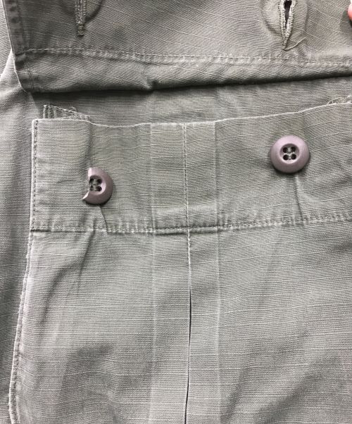 US ARMY（ユーエスアーミー）US ARMY (ユーエスアーミー) 5thタイプジャングルファティーグジャケット グリーン サイズ:不明の古着・服飾アイテム