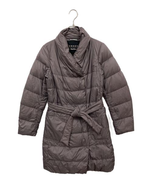 WEEKEND Max Mara（ウィークエンド マックスマーラ）WEEKEND Max Mara (ウィークエンド マックスマーラ) ショールカラーダウンコート パープル サイズ:36の古着・服飾アイテム