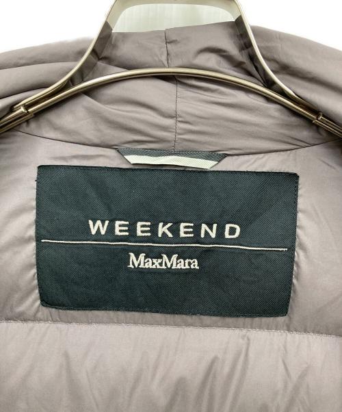 WEEKEND Max Mara（ウィークエンド マックスマーラ）WEEKEND Max Mara (ウィークエンド マックスマーラ) ショールカラーダウンコート パープル サイズ:36の古着・服飾アイテム