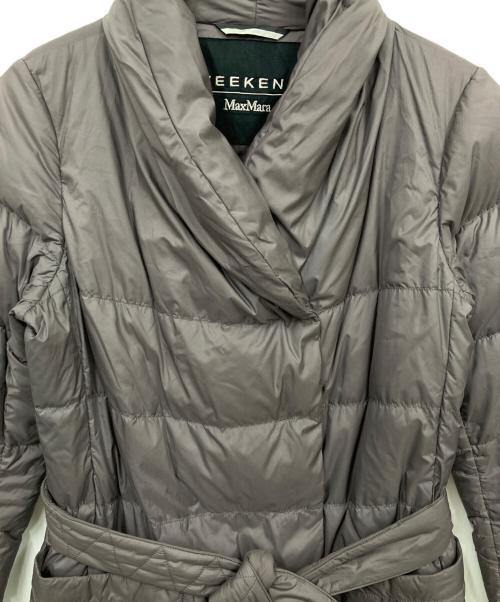 WEEKEND Max Mara（ウィークエンド マックスマーラ）WEEKEND Max Mara (ウィークエンド マックスマーラ) ショールカラーダウンコート パープル サイズ:36の古着・服飾アイテム