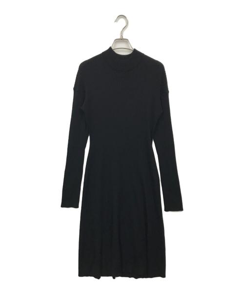 BLAMINK（ブラミンク）BLAMINK (ブラミンク) ニットワンピース ブラック サイズ:38の古着・服飾アイテム