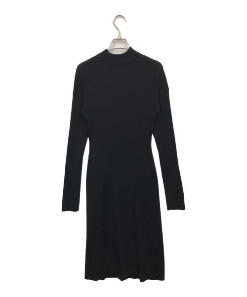 BLAMINK（ブラミンク）BLAMINK (ブラミンク) ニットワンピース ブラック サイズ:38の古着・服飾アイテム